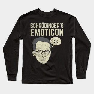 Schrödinger's Emoticon :): Long Sleeve T-Shirt